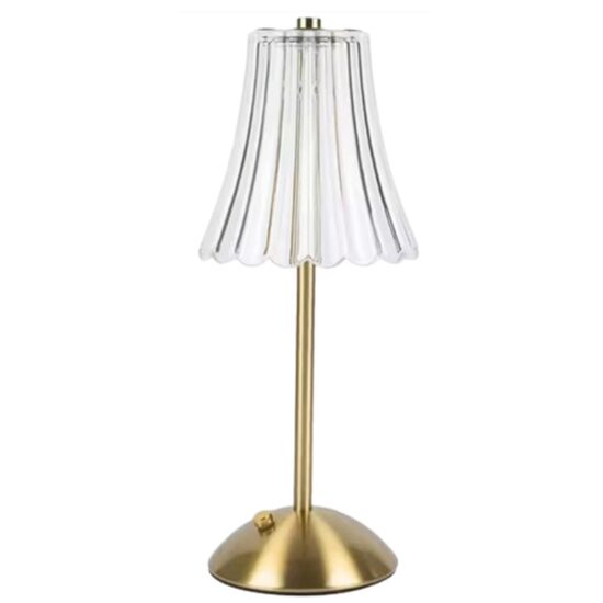 Eleganta, vintage stila LED galda lampa